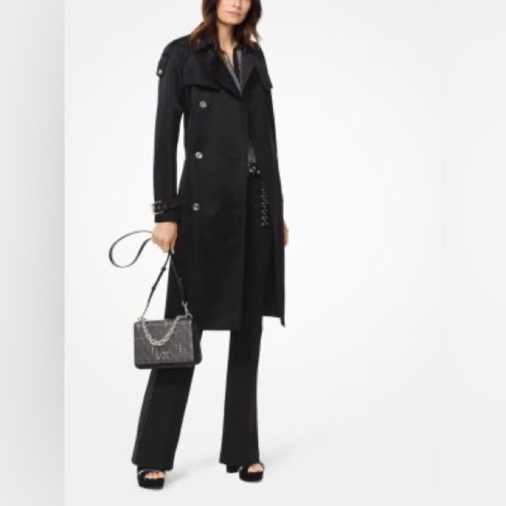 Michael Kors Satin Trench Coat